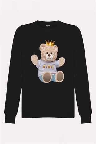 PRINTED TEDDY BEAR sweatshirt