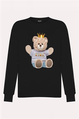 PRINTED TEDDY BEAR sweatshirt