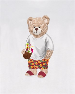 PRINTED TEDDY BEAR tshirt