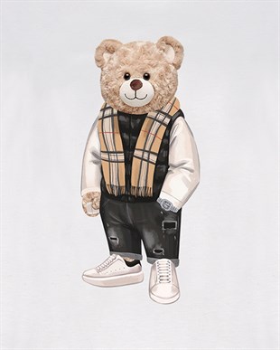 PRINTED TEDDY BEAR tshirt