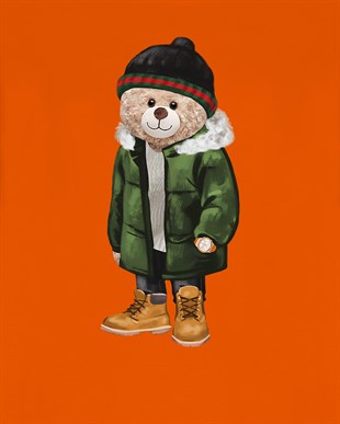 PRINTED TEDDY BEAR tshirt