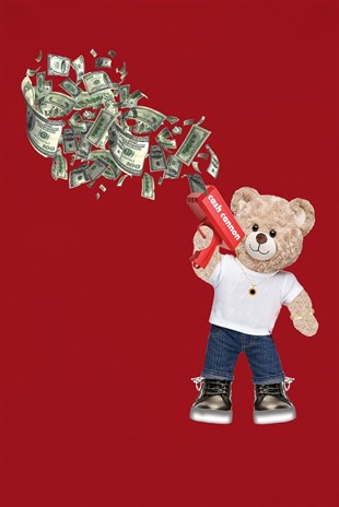 PRINTED TEDDY BEAR tshirt