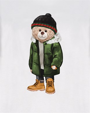 PRINTED TEDDY BEAR tshirt