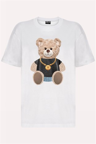 PRINTED TEDDY BEAR tshirt