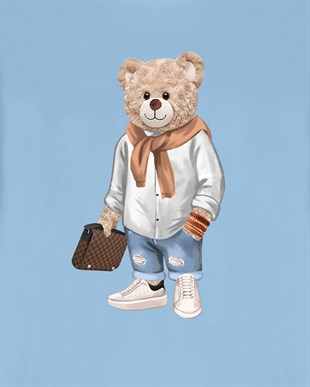 PRINTED TEDDY BEAR tshirt