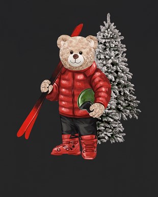 PRINTED TEDDY BEAR tshirt