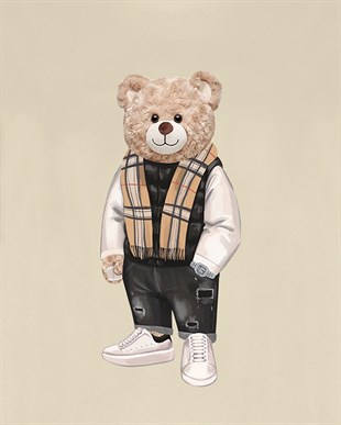 PRINTED TEDDY BEAR tshirt