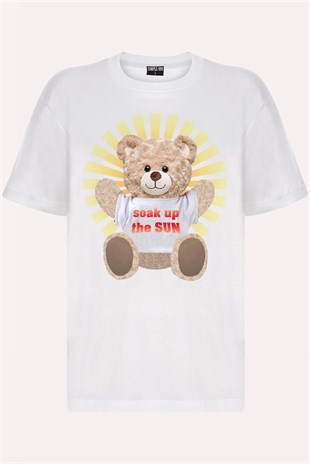 PRINTED TEDDY BEAR tshirt