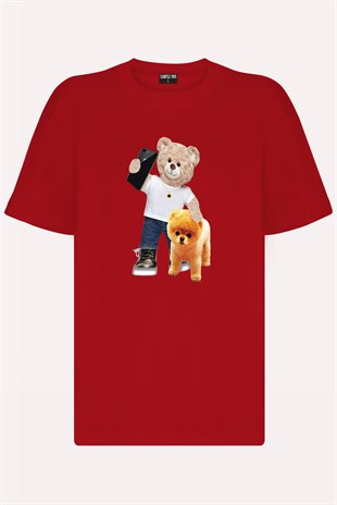 PRINTED TEDDY BEAR tshirt