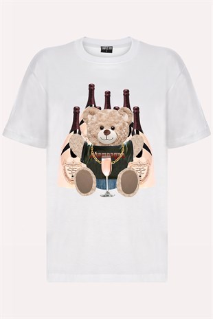 PRINTED TEDDY BEAR tshirt