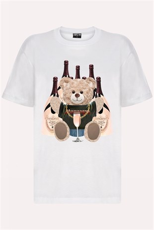 PRINTED TEDDY BEAR tshirt