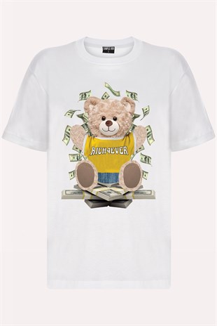 PRINTED TEDDY BEAR tshirt