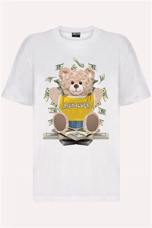 PRINTED TEDDY BEAR tshirt