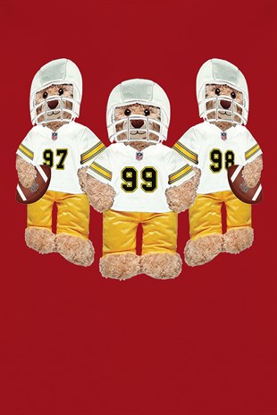 PRINTED TEDDY BEAR tshirt