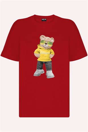 PRINTED TEDDY BEAR tshirt