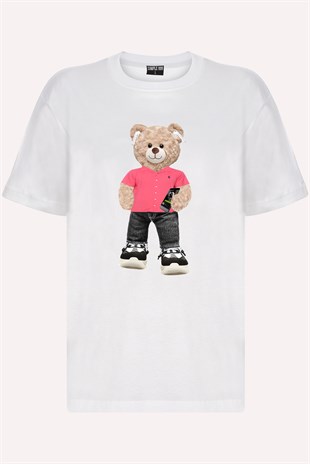 PRINTED TEDDY BEAR tshirt