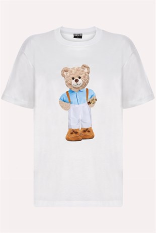 PRINTED TEDDY BEAR tshirt