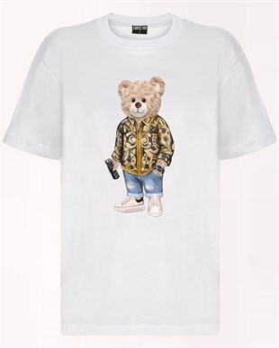 PRINTED TEDDY BEAR tshirt