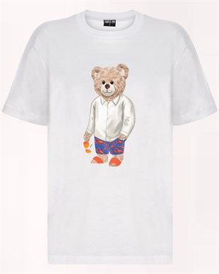 PRINTED TEDDY BEAR tshirt