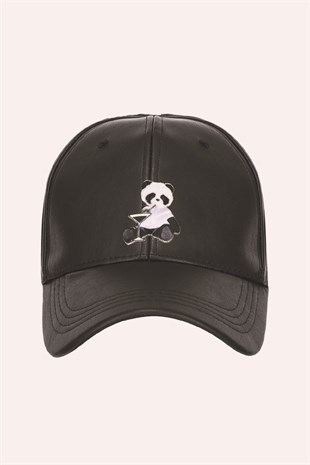PANDA PATCH baseball cap (black)