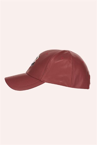 PANDA PATCH baseball cap (red)