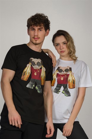 Teddy Printed Unisex Tshirt (Kırmızı)