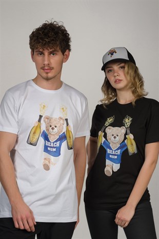 Teddy Printed Unisex Tshirt (Kırmızı)