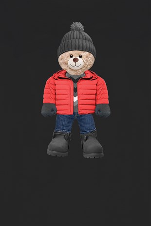 Teddy Printed Unisex Tshirt (Siyah)