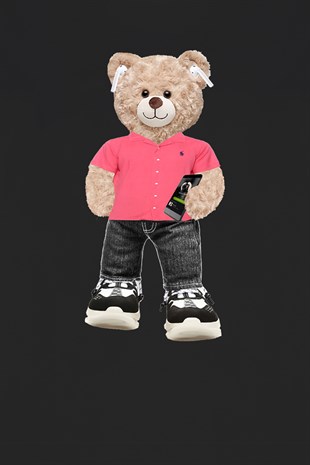 Teddy Printed Unisex Tshirt (Siyah)