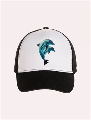 Velvet Dolphins Patch Hat