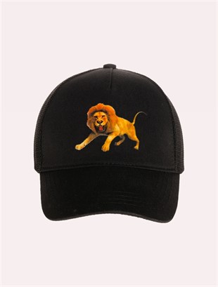 Velvet Lion Patch Hat