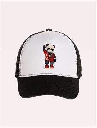 Velvet Panda Patch Hat