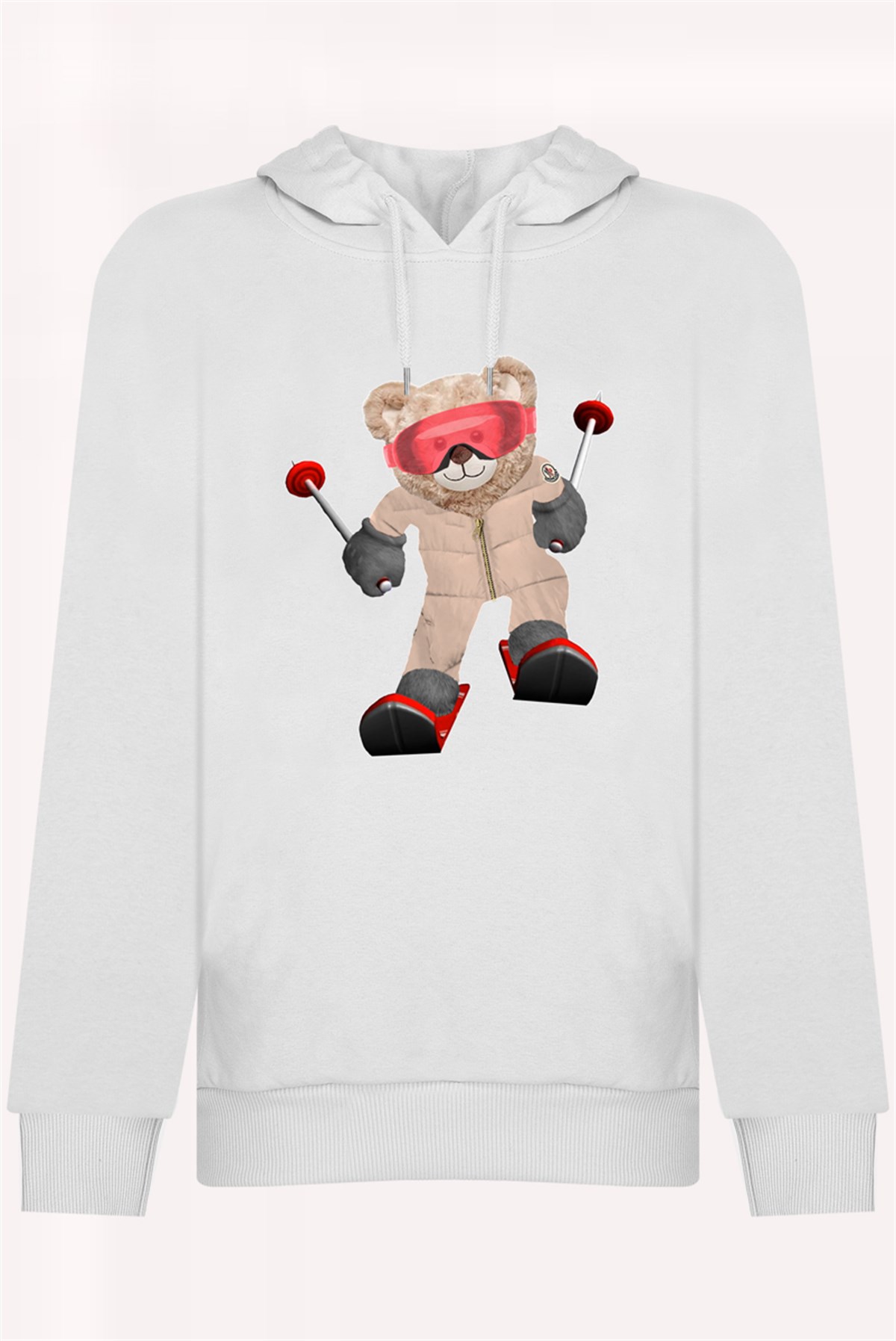PRINTED TEDDY BEAR  hoodie