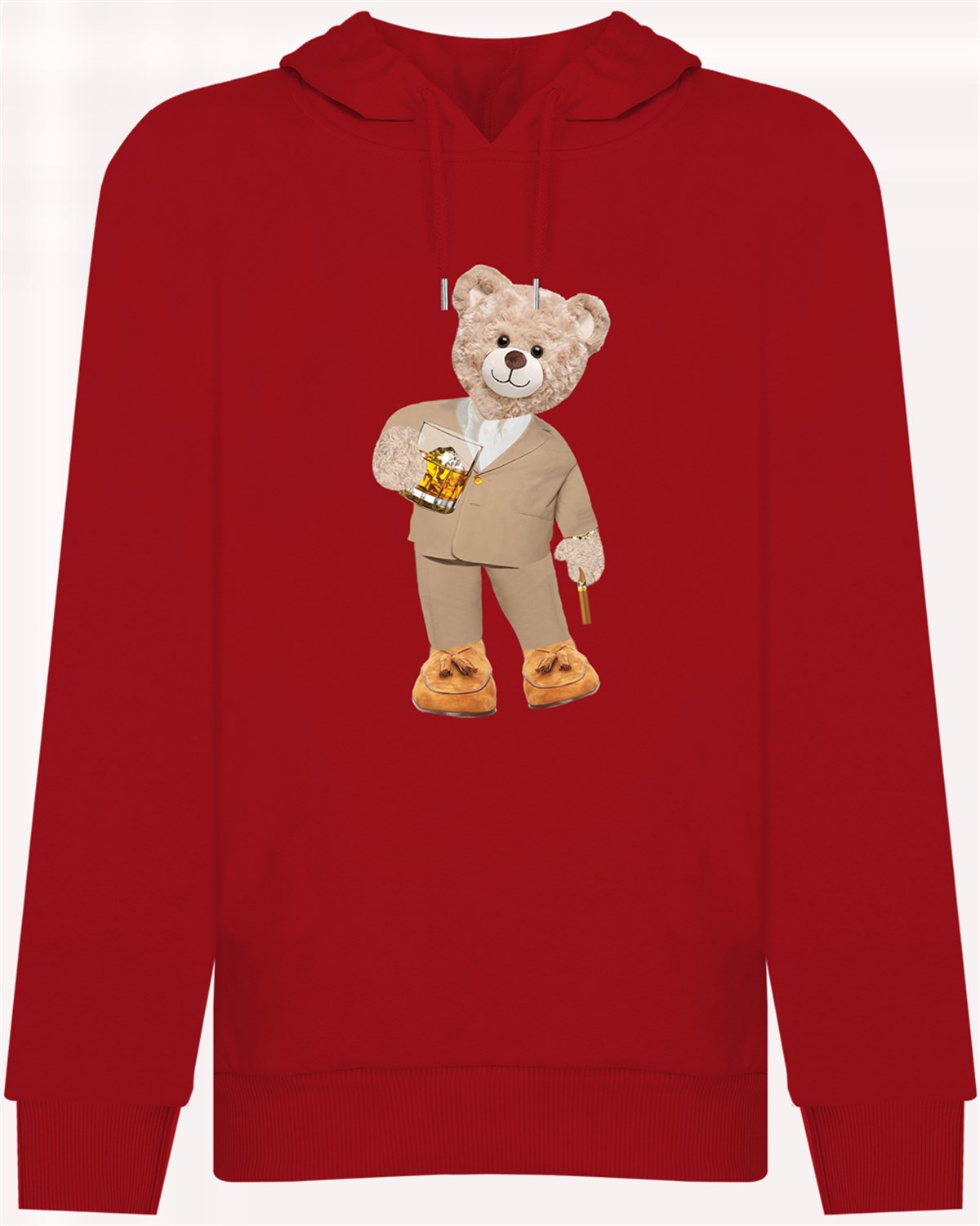 PRINTED TEDDY BEAR  hoodie