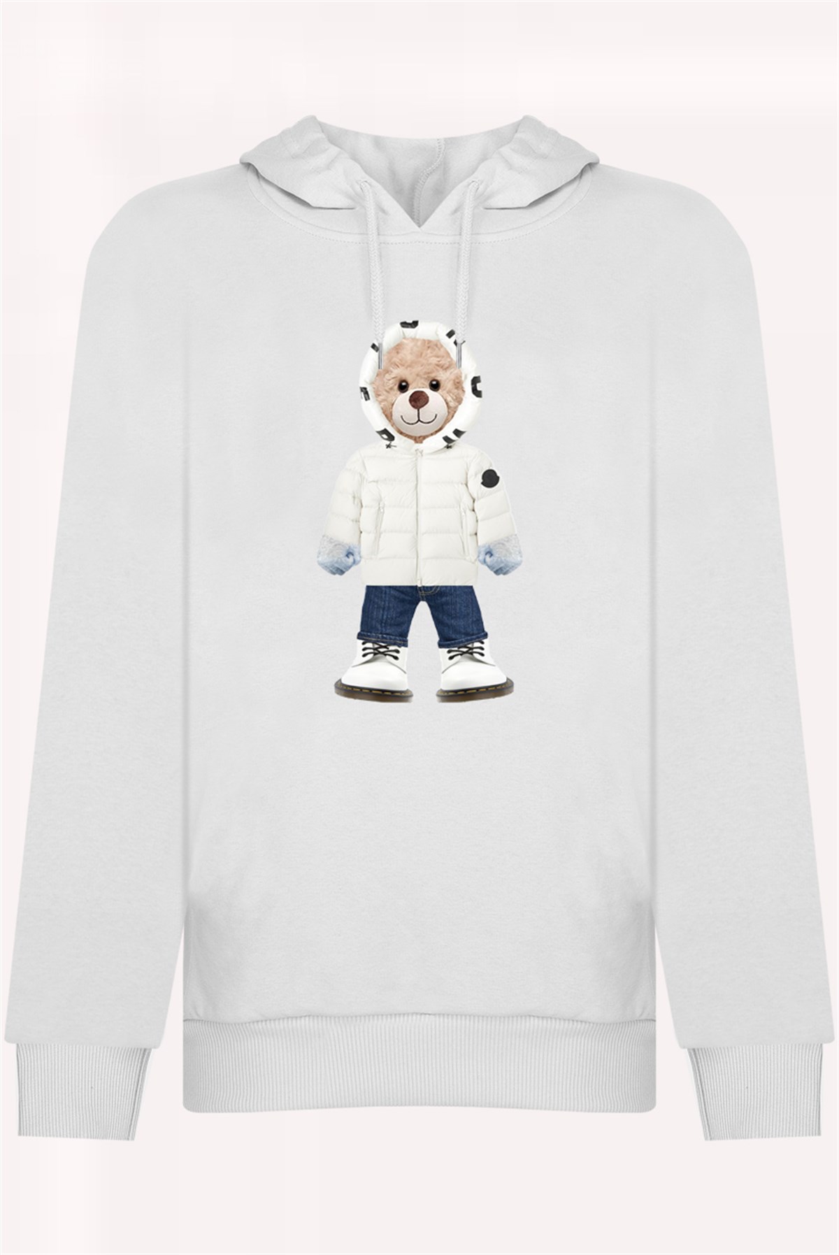 PRINTED TEDDY BEAR  hoodie