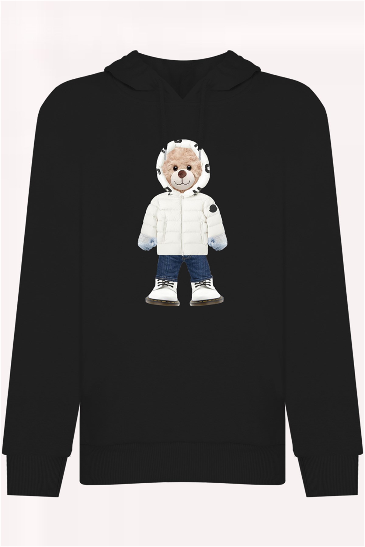PRINTED TEDDY BEAR  hoodie