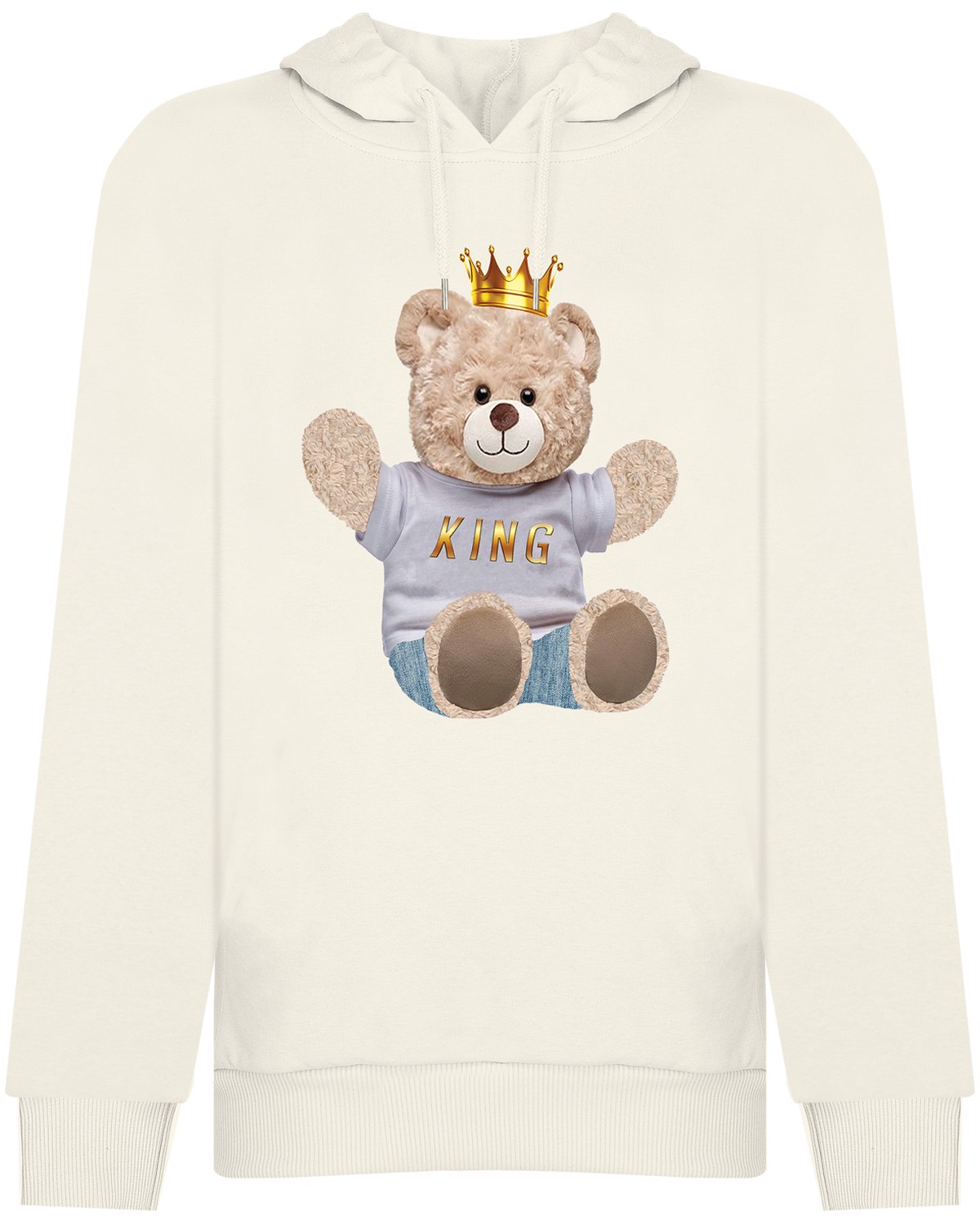 PRINTED TEDDY BEAR hoodie