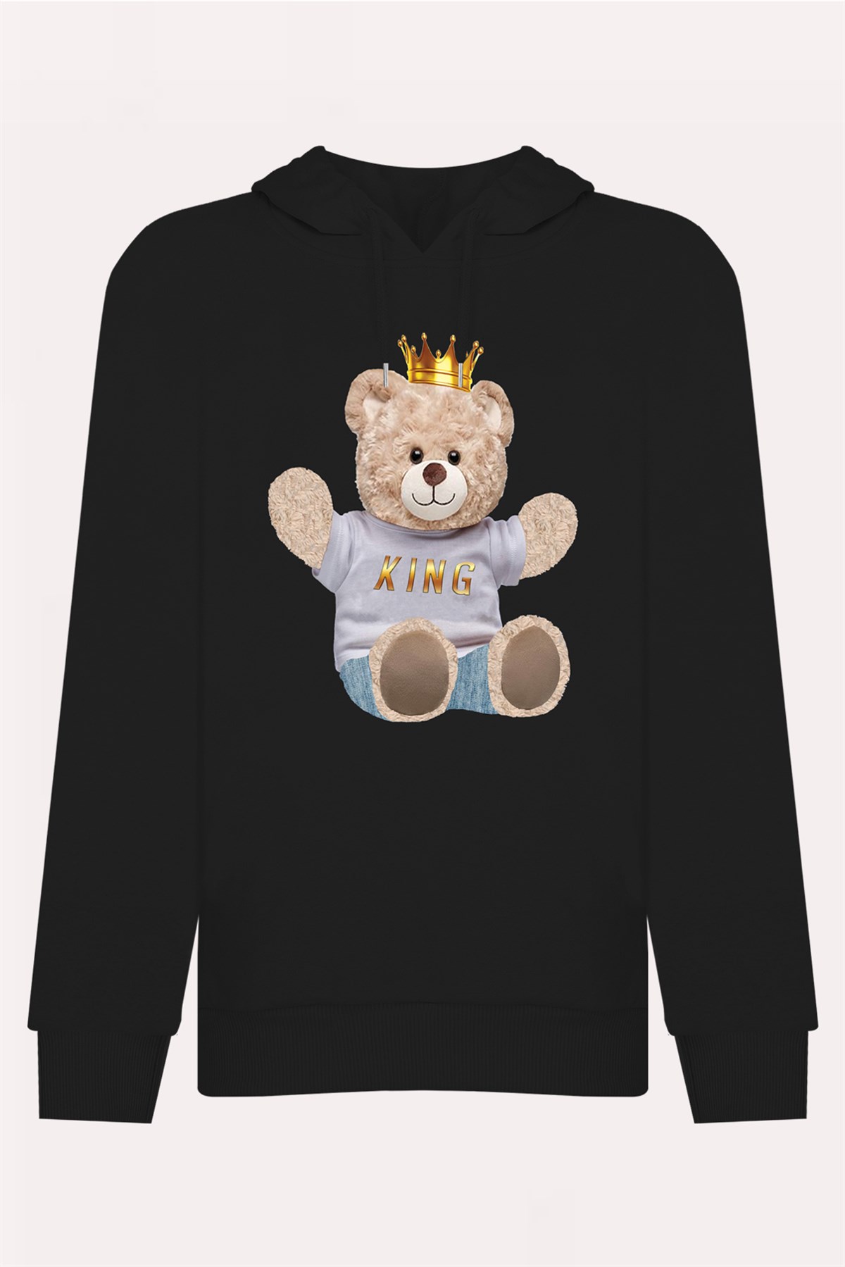 PRINTED TEDDY BEAR hoodie