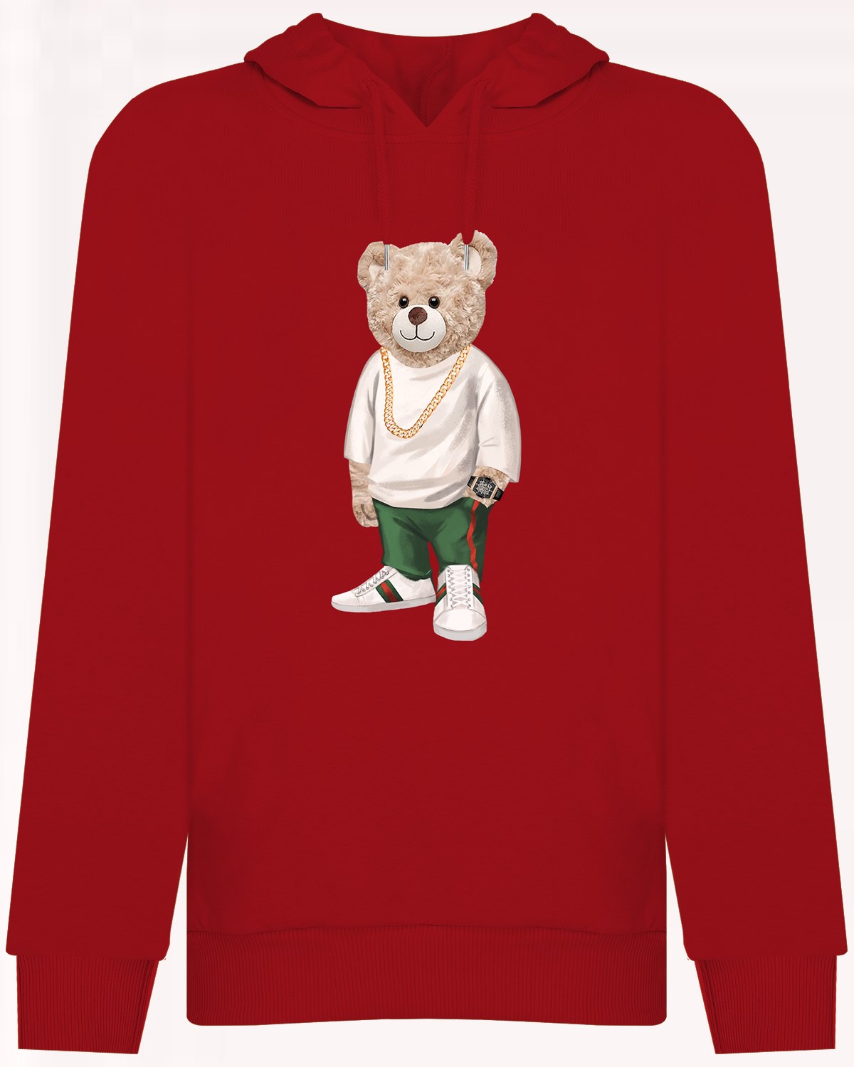 PRINTED TEDDY BEAR hoodie