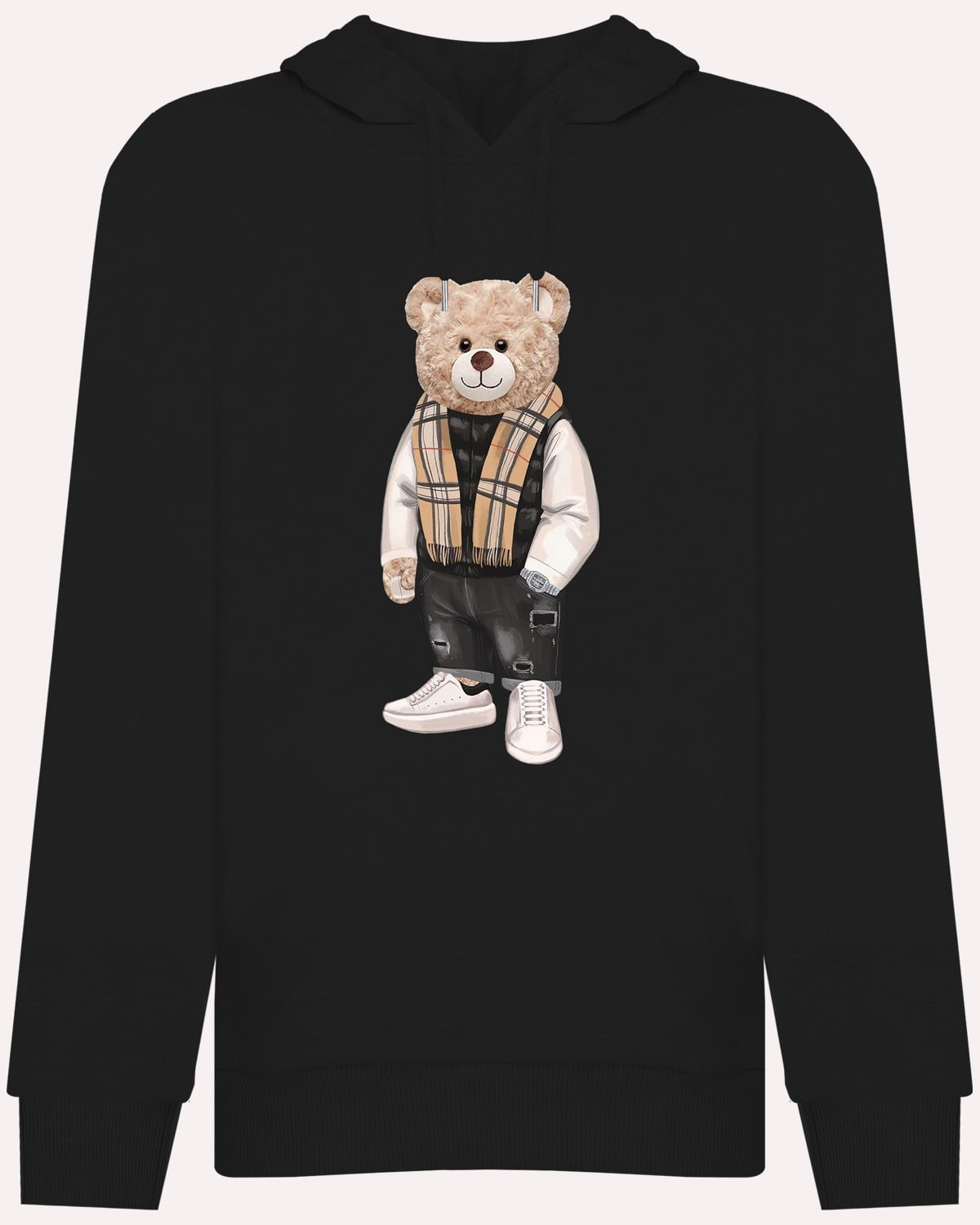 PRINTED TEDDY BEAR hoodie