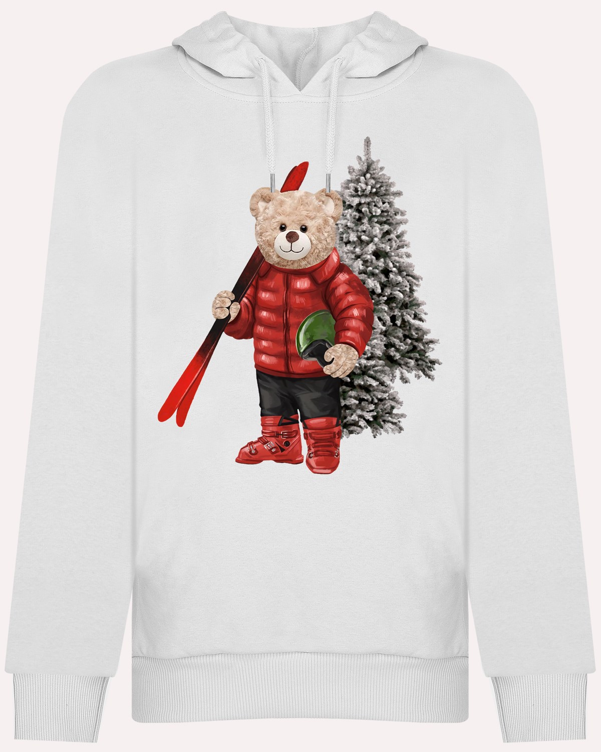 PRINTED TEDDY BEAR hoodie