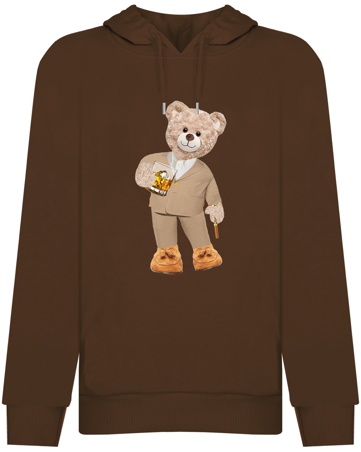 PRINTED TEDDY BEAR hoodie