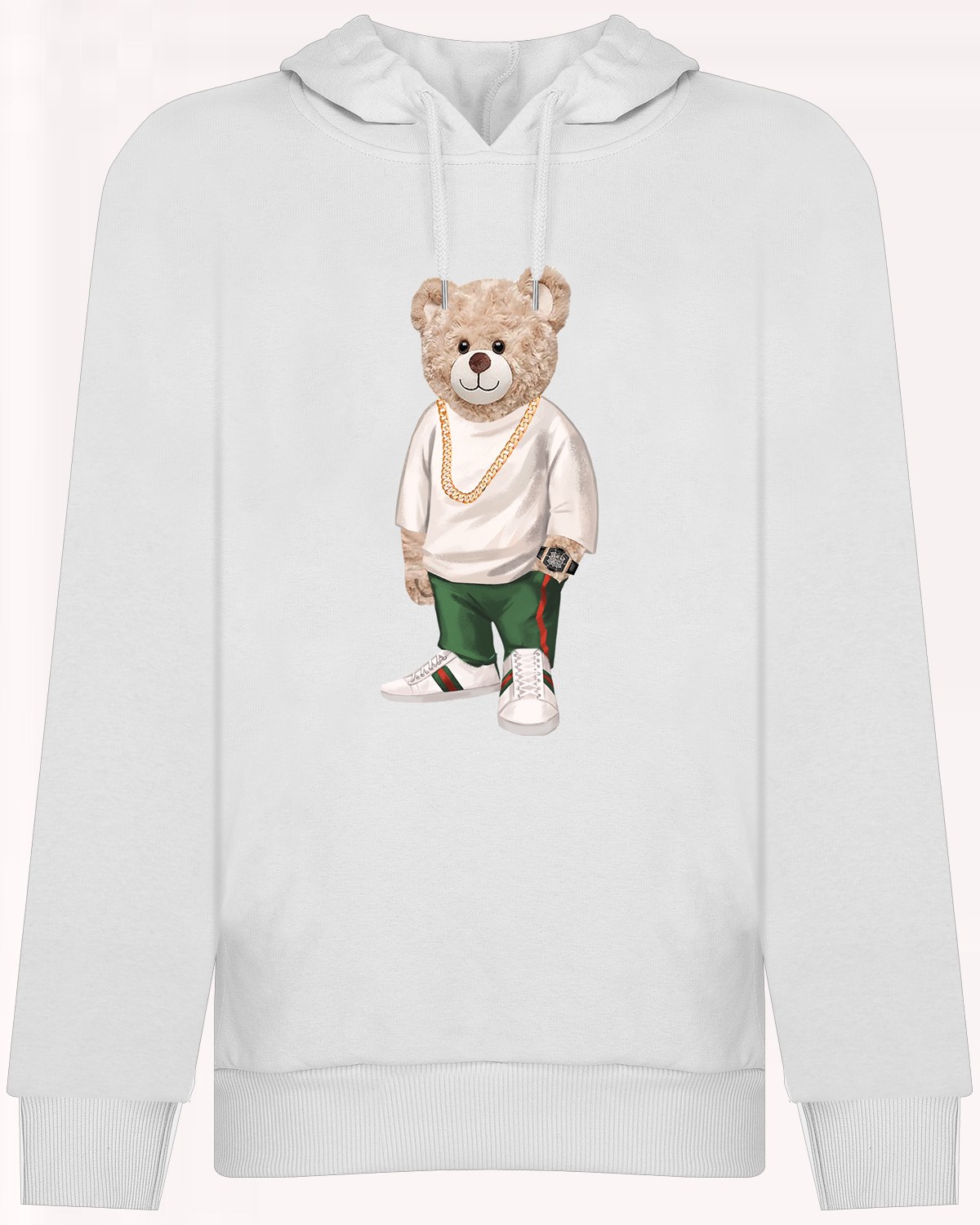 PRINTED TEDDY BEAR hoodie