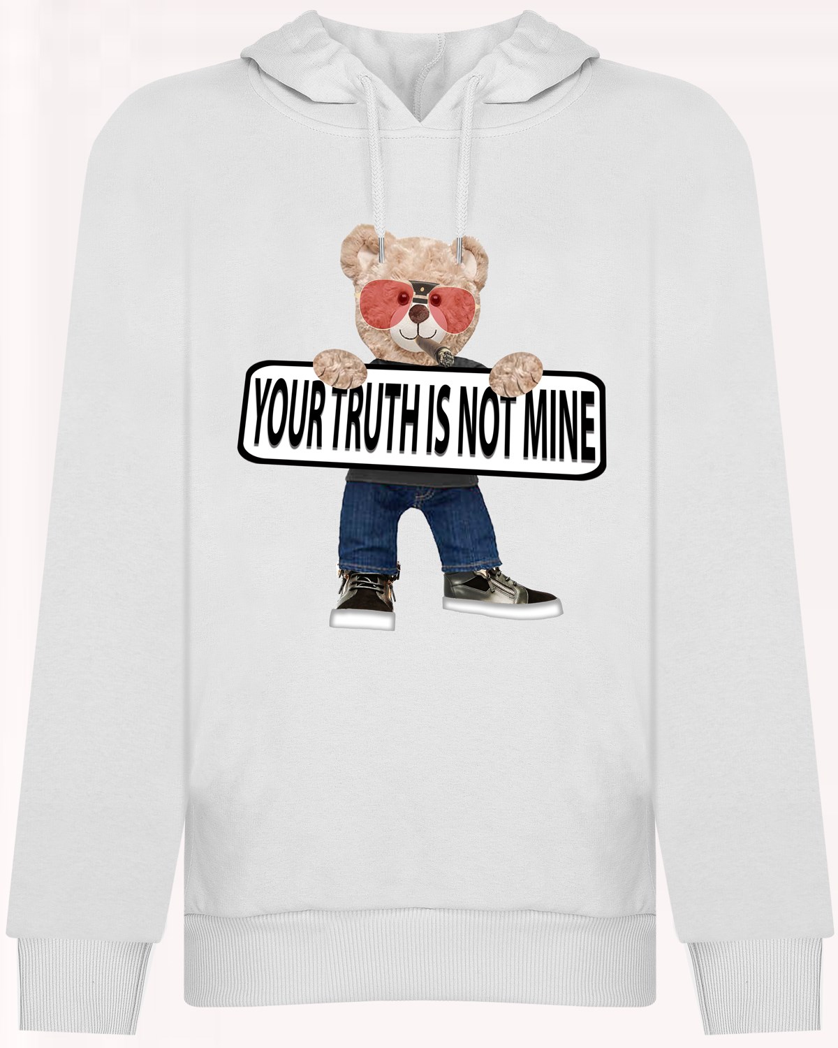 PRINTED TEDDY BEAR hoodie