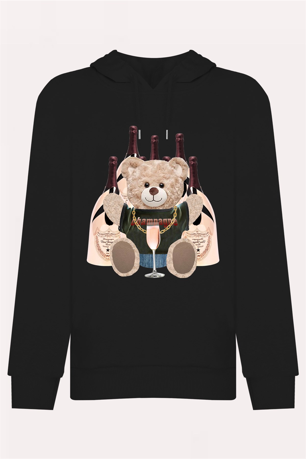 PRINTED TEDDY BEAR hoodie