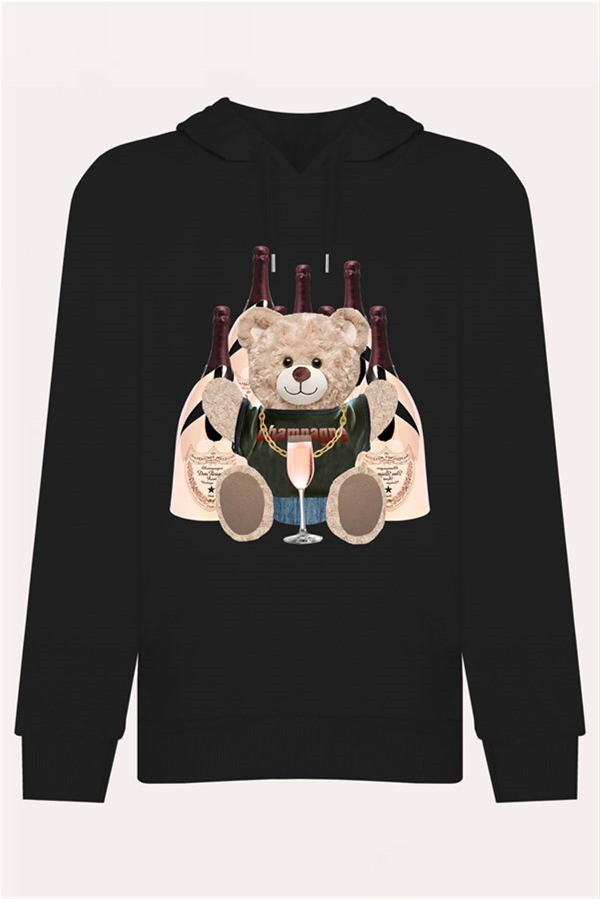 PRINTED TEDDY BEAR hoodie