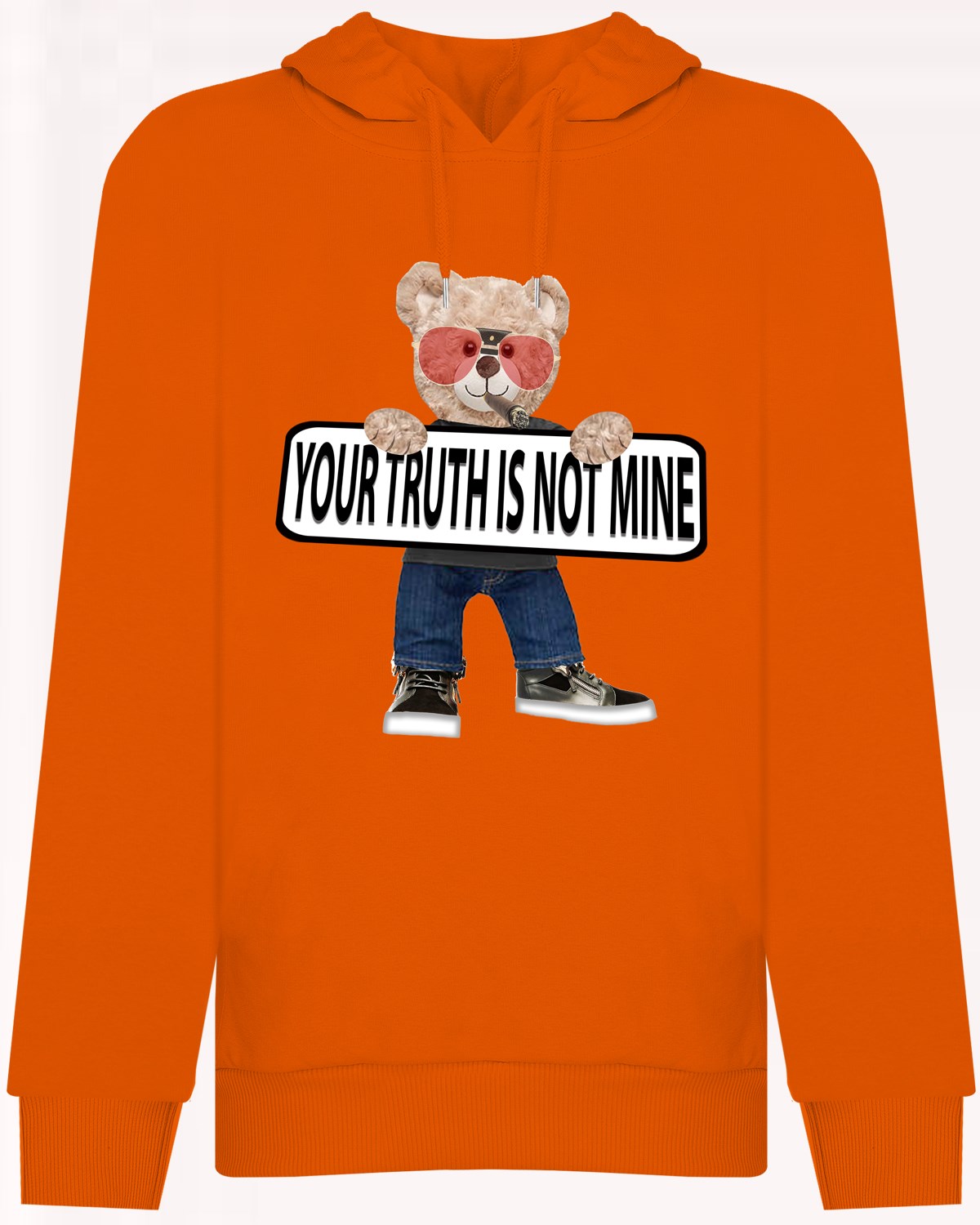 PRINTED TEDDY BEAR hoodie