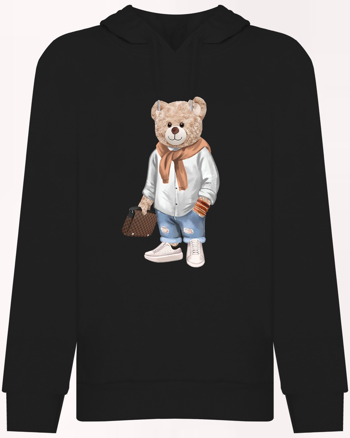 PRINTED TEDDY BEAR hoodie