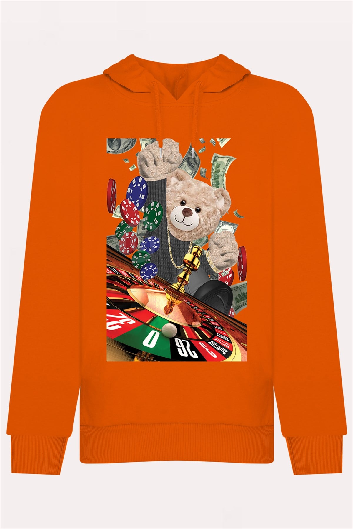 PRINTED TEDDY BEAR hoodie