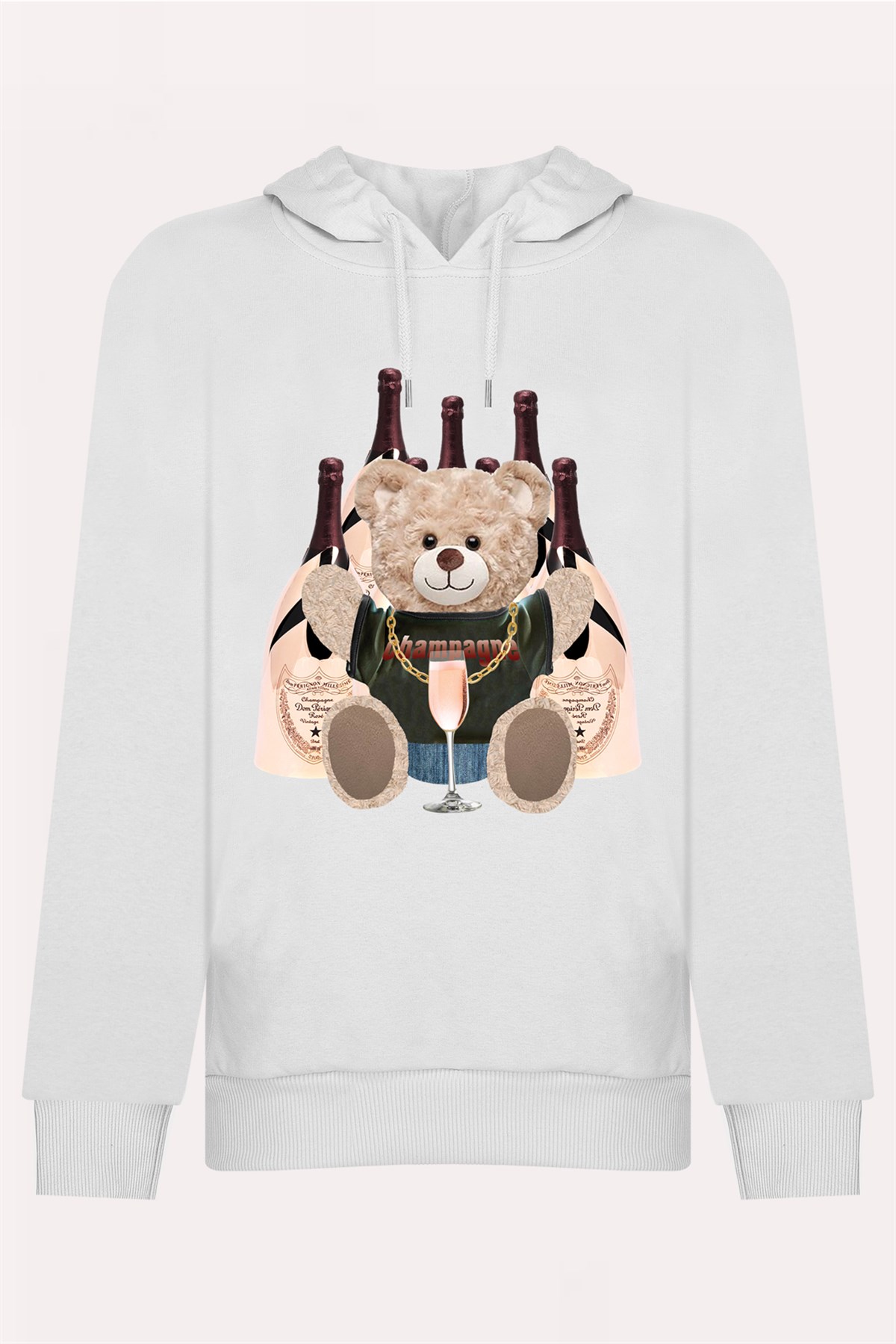 PRINTED TEDDY BEAR hoodie